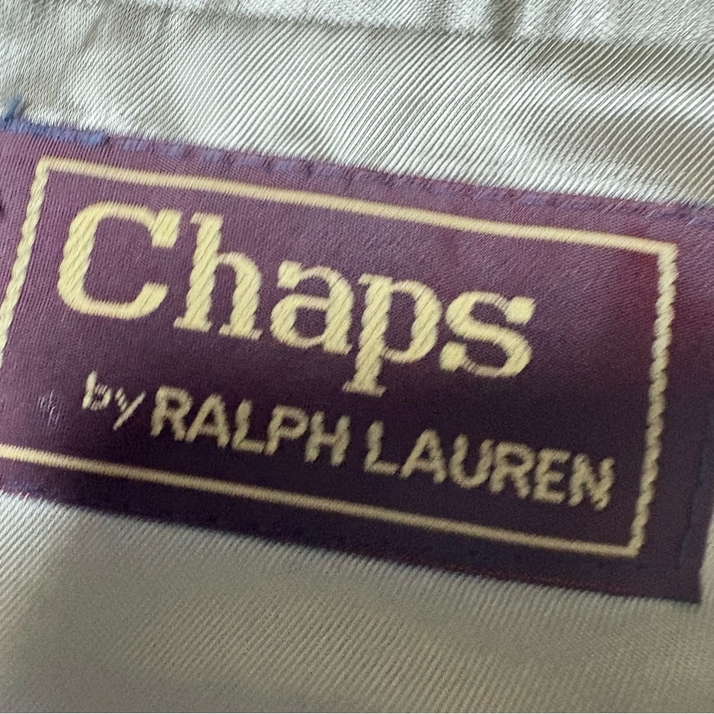 Vintage Ralph Lauren Chaps Blazer Made in Canada Silk Wool Houndstooth 40R - Picture 3 of 16